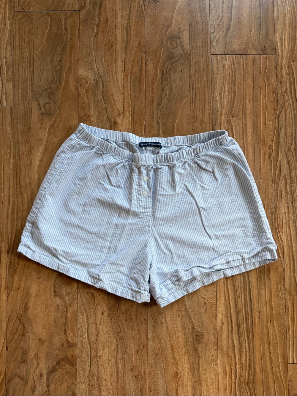 Brandy Melville striped cotton shorts